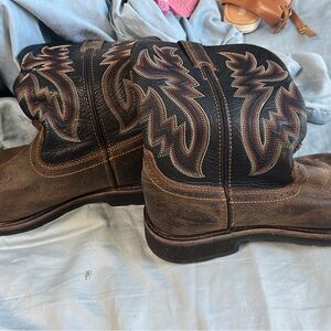 Wolverine Men's Leather Boots - Brown and Black